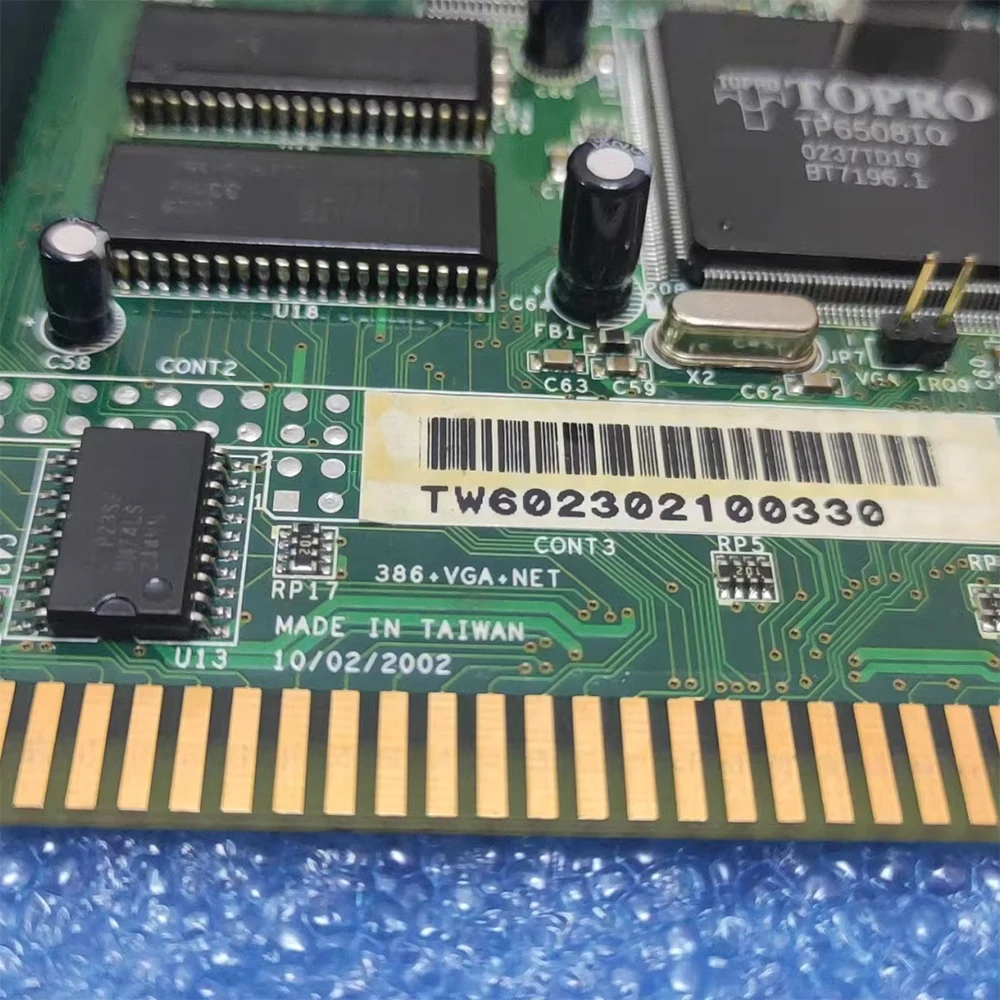 Tarjeta de media longitud Placa base de control industrial Clase 386 386+VGA+NET - imagen 5