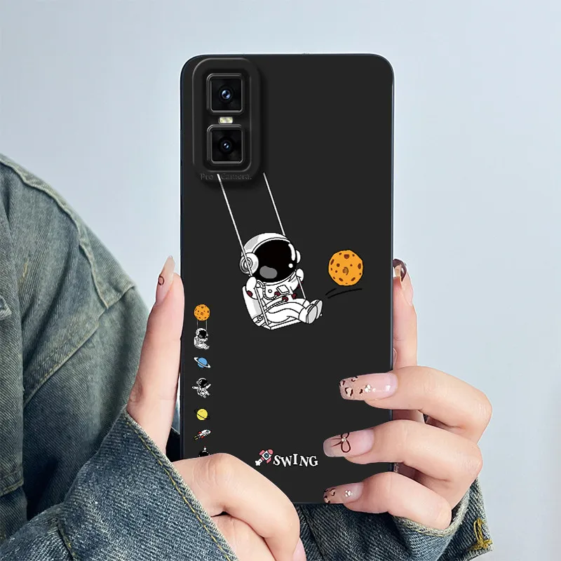 Para Infinix GT 30 Pro 5G Funda de teléfono Linda funda trasera de astronauta GT30 Pro Funda suave de silicona líquida protección de cámara Coque de parachoques - imagen 4