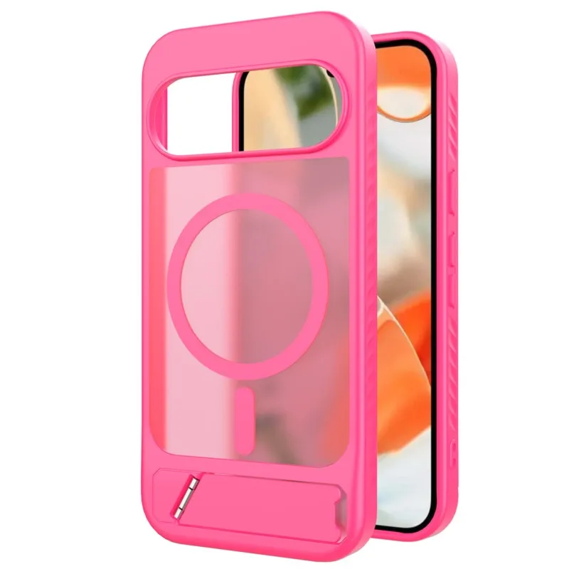 Para Pixel 10 Pro funda con soporte funda magnética PC + funda de Tpu para Google Pixel 9 10 10 Pro - imagen 3