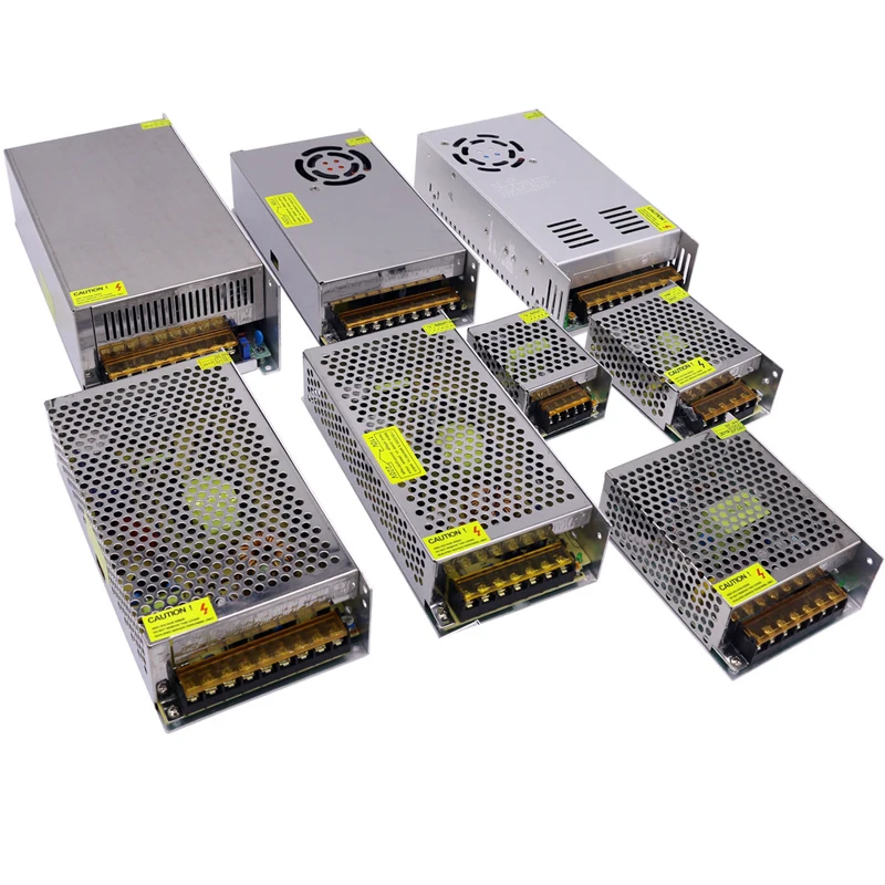 Fuente de alimentación AC DC 5V 12V 24V, transformador de iluminación AC DC de 220V a 5V 12V 24V, 1A 3A 5A 10A 20A 30A
