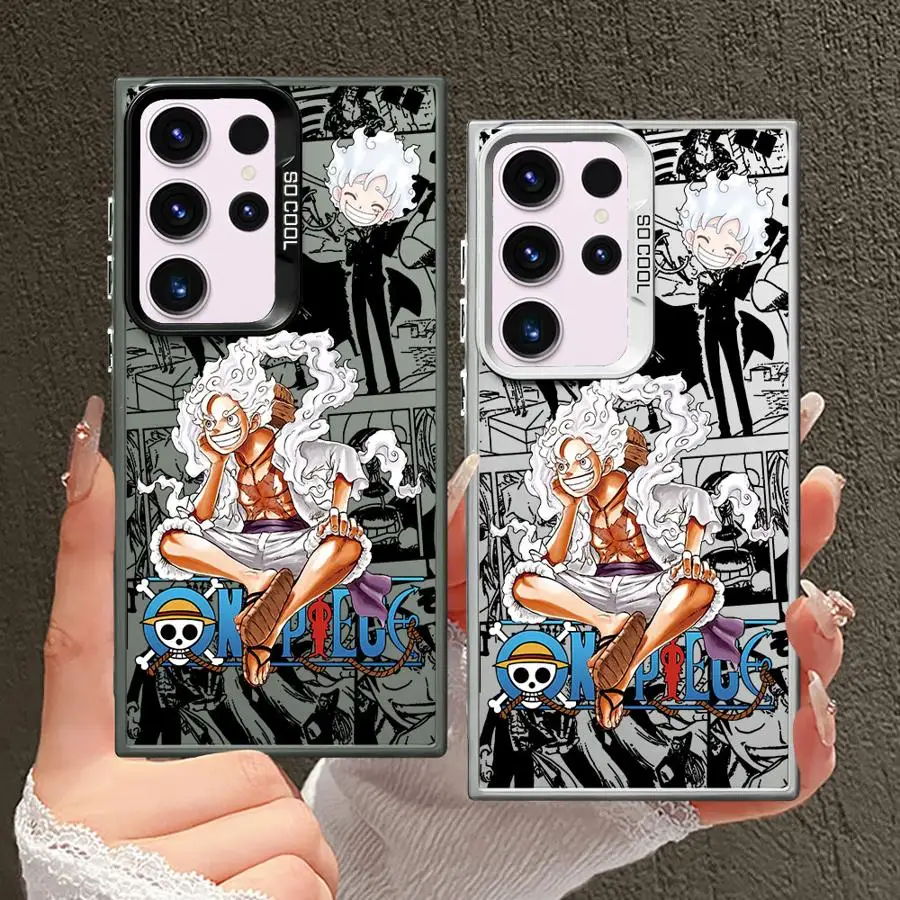 Funda de teléfono suave para Samsung Galaxy Note 20 Ultra S23 S21 S24 FE S22 S25 S20 Plus S23 O-One PiecesS Luffy 5 Gear - imagen 5