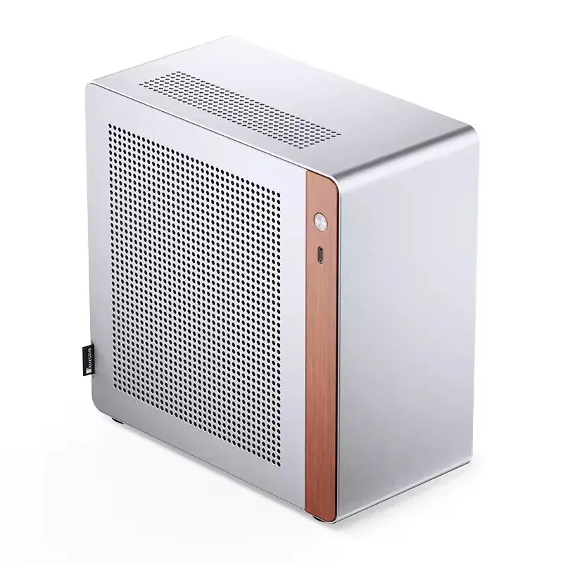 Caja JONSBO N10/NV10 MINI ITX compatible con fuente de alimentación 1U FLEX, caja de ordenador de oficina de escritorio de aleación de aluminio - imagen 3