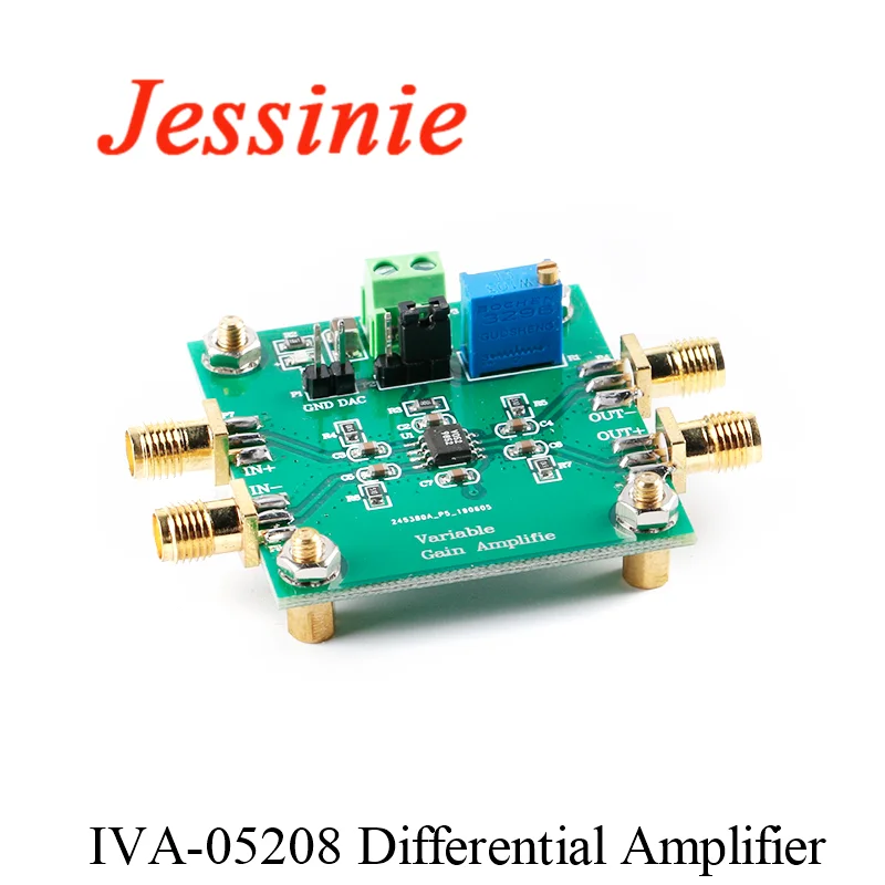 Módulo amplificador diferencial de banda ancha IVA-05208, placa de circuito de un solo extremo, VCA, uva 05208