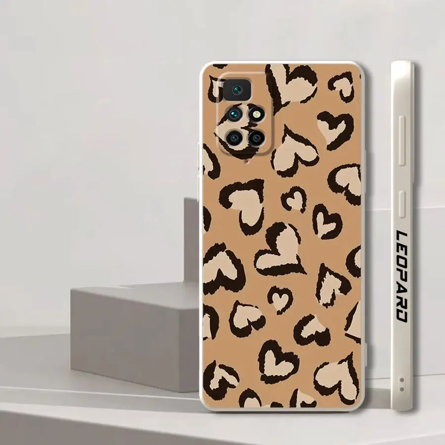 Funda de teléfono con estampado de leopardo para Xiaomi Redmi 9A 8 9i 12 K40 Pro 13C 14C 9 10 10C K60 Ultra 9T 9C A1 A2 funda suave - imagen 3