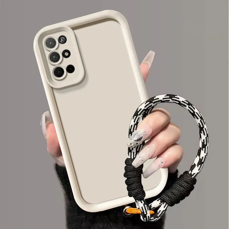 Para OnePlus 8T funda para OnePlus 9R funda de teléfono 1 + 8T 9R OnePlus 8T 9R funda de parachoques de silicona suave Anti pérdida cuerda colgante - imagen 4