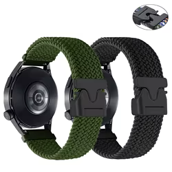 Correa de nailon de 20mm y 22mm para Xiaomi Watch S4, pulsera elástica trenzada activa para Mi Watch 2 Pro/S3 S2 46mm S1, pulsera suave