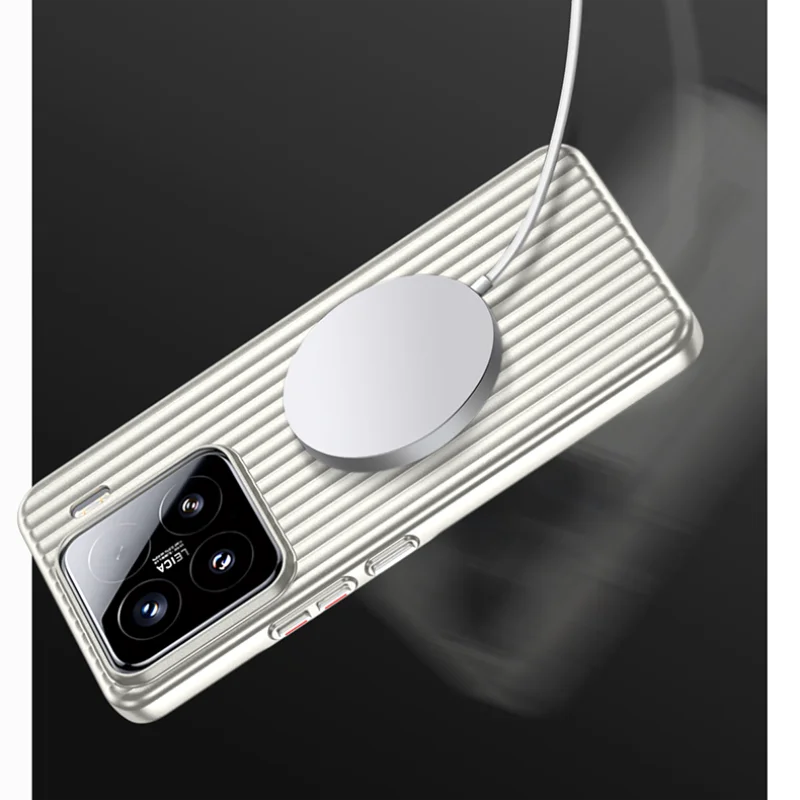 Para Xiaomi Mi 15 14 Ultra funda dura a prueba de golpes magnética carga inalámbrica funda protectora trasera para Xiaomi Mi14 15Pro Shell - imagen 5