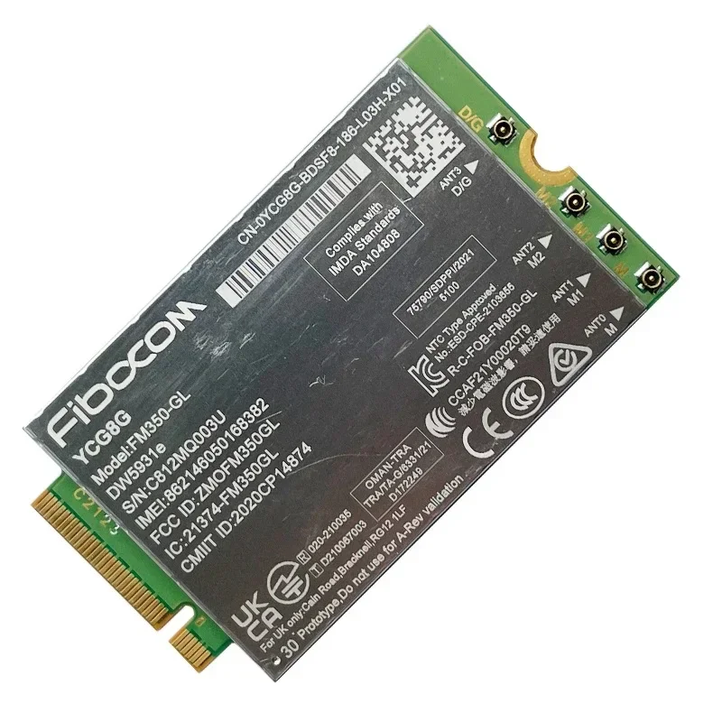 Módulo FM350-GL 5G M.2 Intel 5G Solución 5000, Compatible con Latitude 7440/5531/9330/3571 para computadora portátil 5G Actualización y alta velocidad - imagen 4