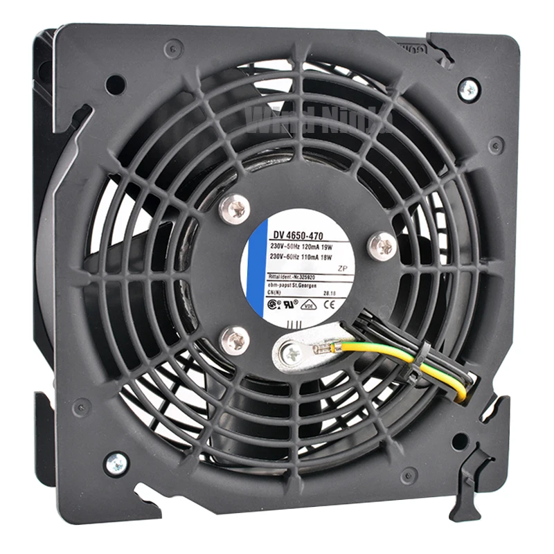 DV 4650-470 12cm 120mm ventilador 120x120x38mm AC230V 220V 120mA 19W ventilador de refrigeración para gabinete Rittal