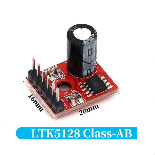 5128 Amplificador Clase AB Clase D Amplificador digital Módulo amplificador de audio mono de 5 W - imagen 4