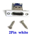 2Pin  white