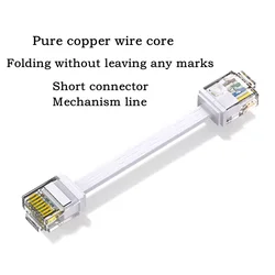 Cable Plano Ethernet Cat6 RJ45 para PC PS5 Xbox