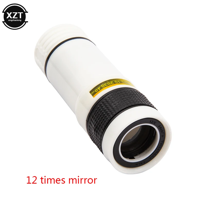 Lente de cámara de teléfono móvil, lente de cámara Universal con Clip 8X 12X, teleobjetivo HD, lente telescópica para iPhone, Xiaomi y Samsung - imagen 3
