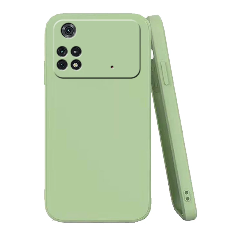 Fundas para Xiaomi POCO M4 Pro 4G funda de silicona líquida a prueba de golpes funda de teléfono Poco M4 Pro 4G Fundas - imagen 4
