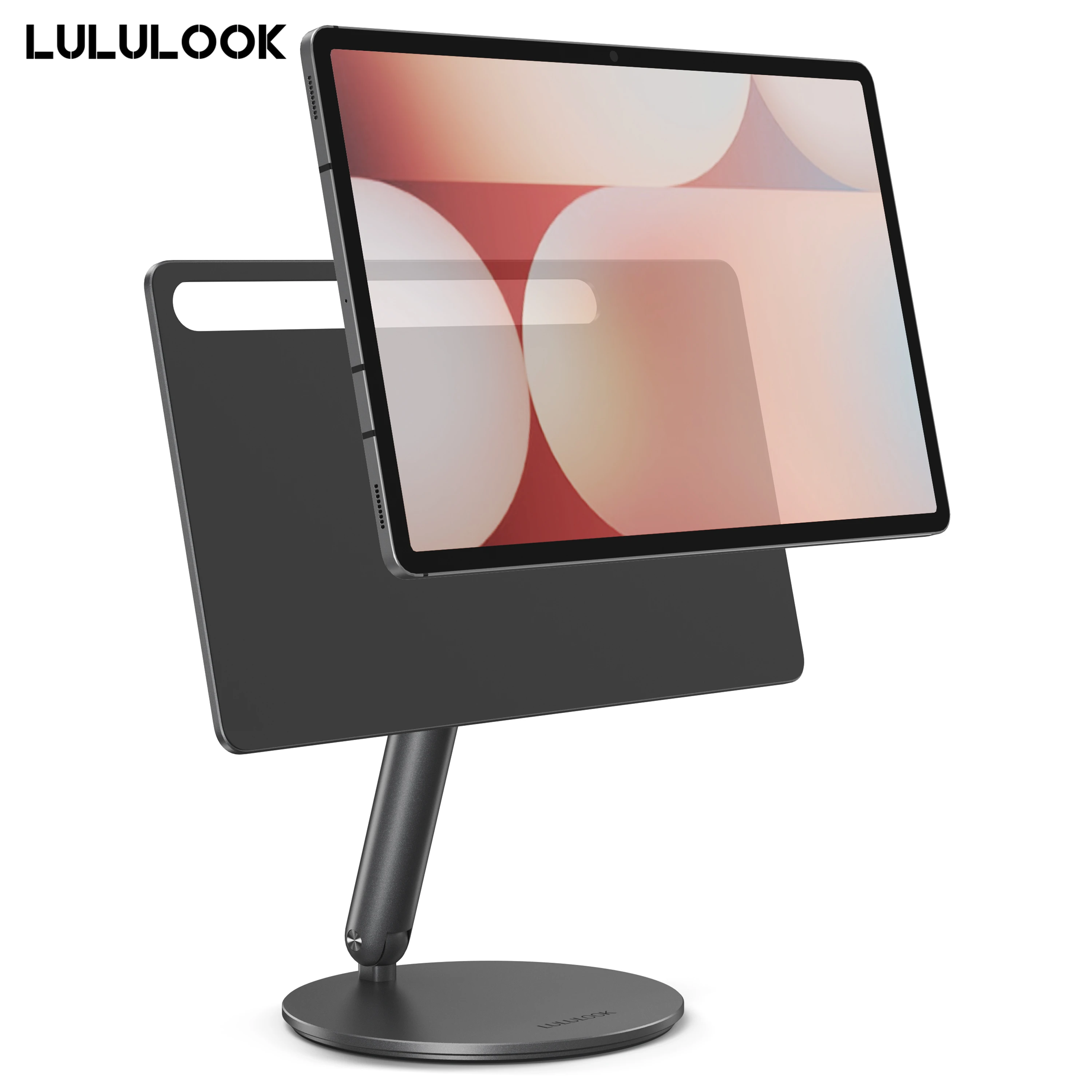 Soporte magnético Lulululook para Samsung Galaxy Tab S10/S9/S8 Ultra S9/S7/S8 Plus S7 FE,360 °   Soporte para tableta ajustable con base de rotación