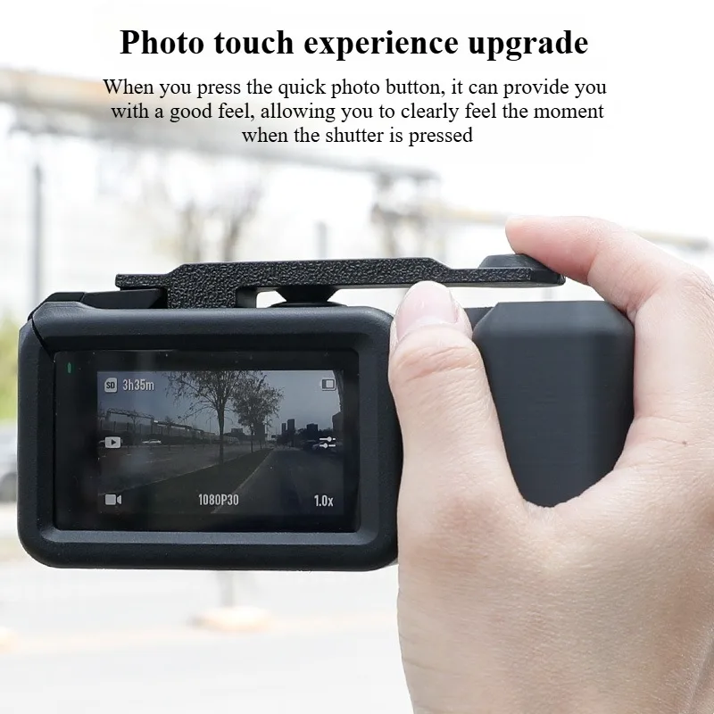 Para DJI Action 3/4/5 Pro Action agarre de fotografía rápida agarre de impresión 3D soporte Vlog Combo soporte de agarre de cámara accesorios de cámara - imagen 2