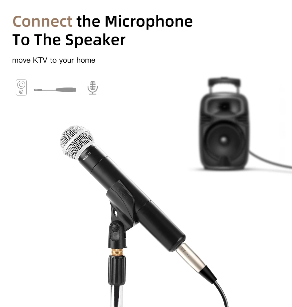 Cable de Audio XLR de 3 pines macho a hembra, conector de 3,5mm a XLR para micrófono, altavoces, consolas de sonido, amplificador, conector de Cable XLR de 1,5 m - imagen 4