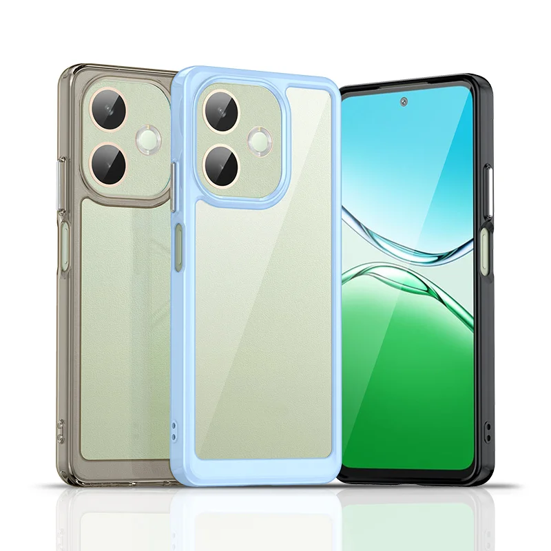 Transparent Colorful TPU Case for OPPO A5 Pro 5G Protective Cover Clear Fundas Coque Capa