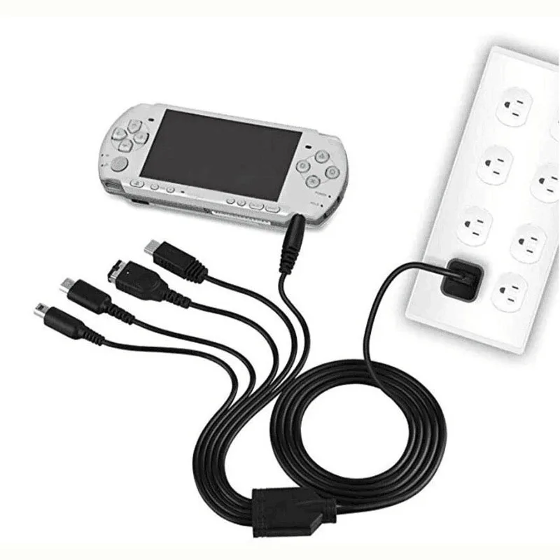 Cable de carga YUXI 1PC 5 en 1 para Nintendo Wii U/nuevo 3DSXL/nuevo 3DS/NDS LITE NDSI SP/PSP/GBA SP Nin-tendo Cable de carga - imagen 5