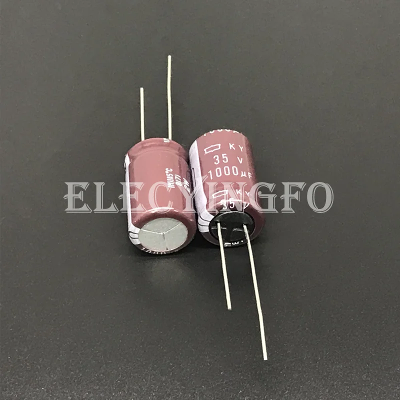 5 uds/20 piezas/100 Uds 1000uF 35V Nippon NCC KY serie 12,5x20 baja ESR larga vida útil 35V1000uF condensador electrolítico de aluminio 35v1000 uF