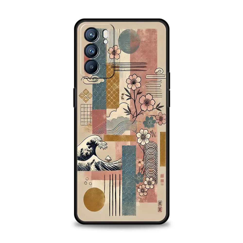 Funda para Oppo Reno13 Reno12 Reno11 F Reno10 Pro A54 A53 A95 A76 A74 A57 A98 A80 A79 5G A78 4G, etiqueta japonesa Osaka Kanagawa - imagen 4