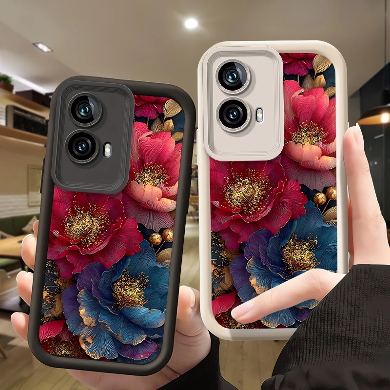 Para Motorola Mote Edge 60 Pro 50 60 Fusion Neo G56 G85 G84 G54 G34 G24 G86 G53 G35 G15 G05 G04S funda de silicona a prueba de golpes