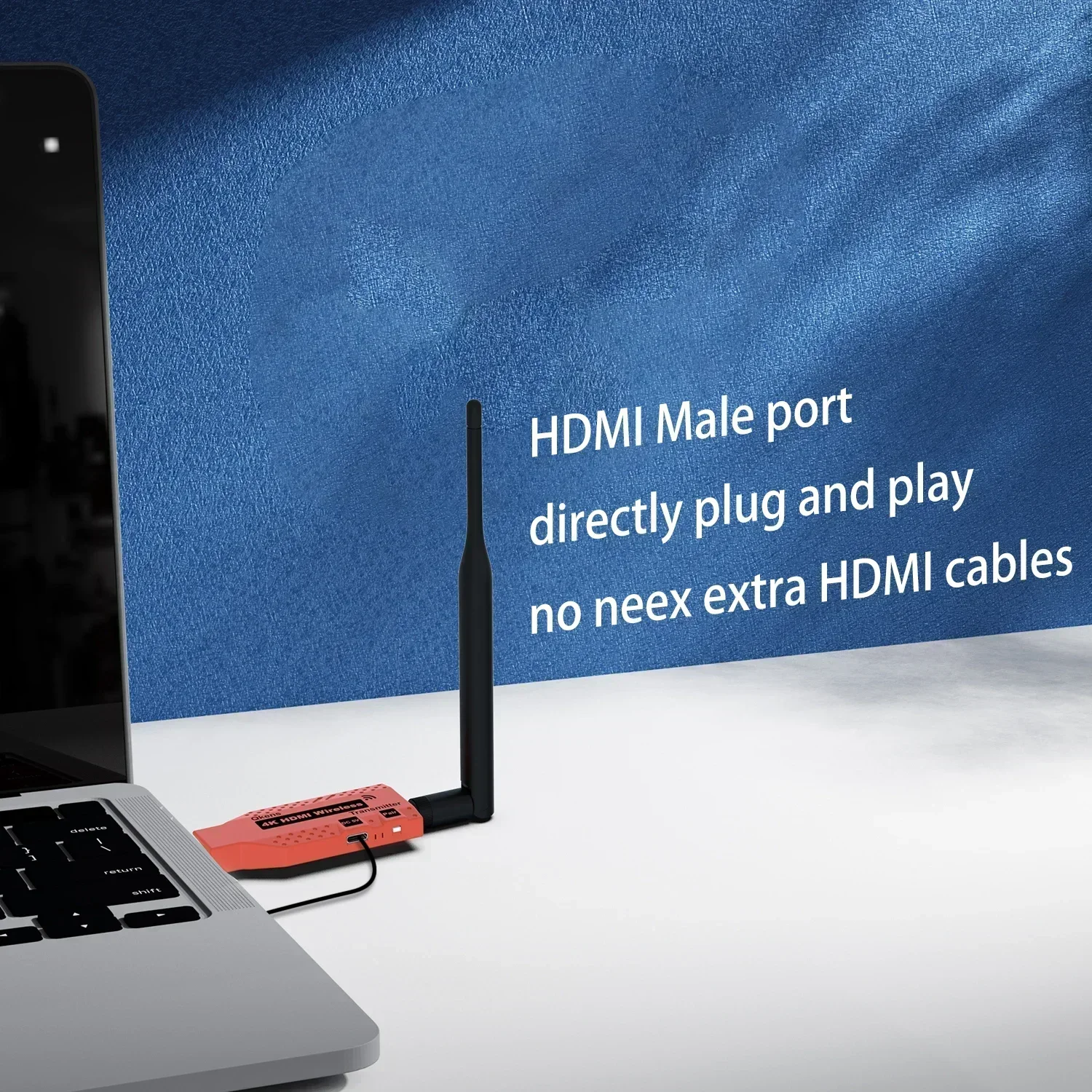 Receptor y transmisor de vídeo HDMI inalámbrico 4K de 100m, adaptador de pantalla inalámbrica, extensor HDMI para cámara STB, portátil, PC a Monitor de TV