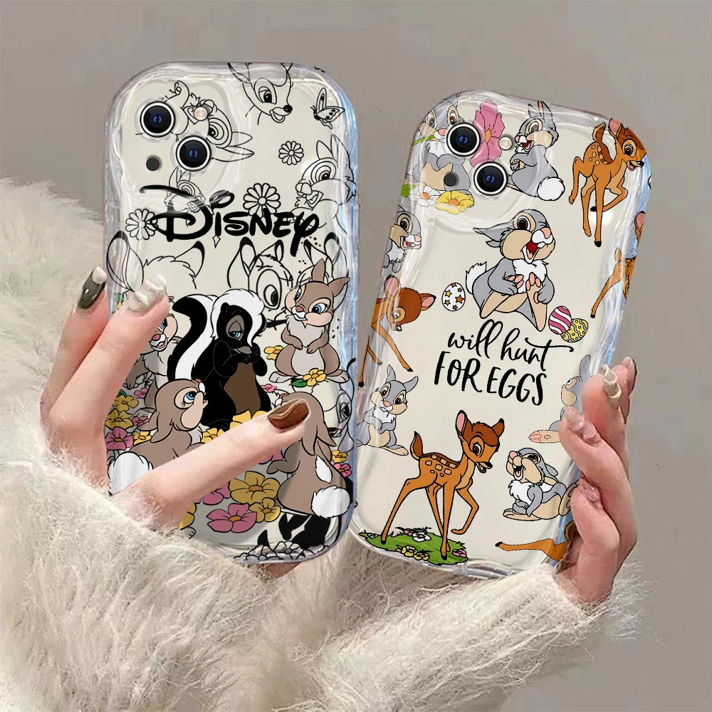 Funda de Disney Thumper 3D Wave para OPPO A98, A94, A93, A92, A79, A78, A76, A58, A57, A55, A38, A33, A17, A16, A15, 2020, 4G, 5G