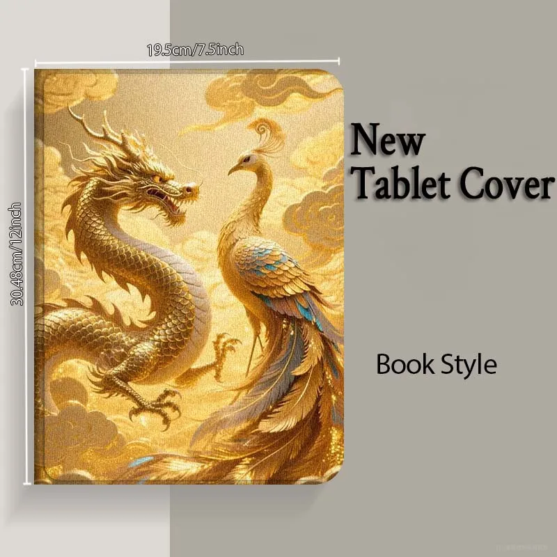 Arte creativo del diseño del dragón para Huawei Honor Tab Magic Pad GT 6 X9 X8A X8 V8 V7 9 8 2 3 13,3 10 Pro pulgadas funda para tableta - imagen 5