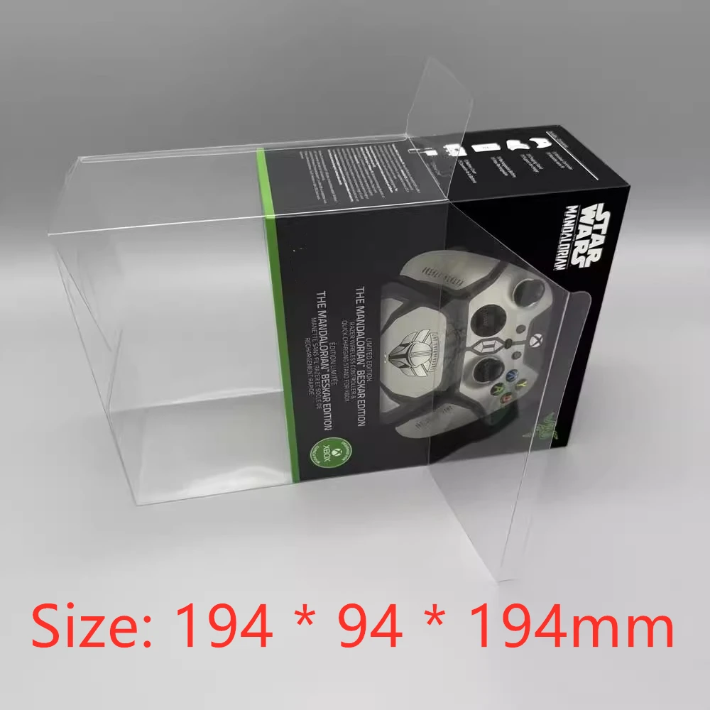 Protector de caja transparente para mango Razer/Microsoft XBOX, cajas de recolección, almacenamiento TEP, carcasa de juego, estuche de exposición transparente