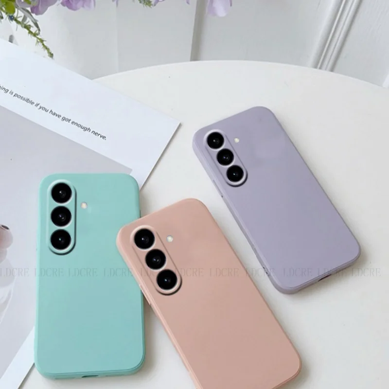 Para Samsung S26 funda Samsung Galaxy S26 Plus Capa teléfono parachoques a prueba de golpes Original suave TPU cubierta Samsung S26 Ultra Fundas