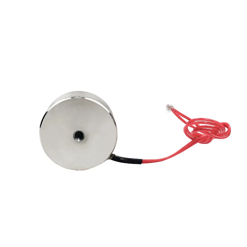 450N que sostiene el imán eléctrico que levanta el solenoide electroimán P49/21 DC12V 24V 45Kg - imagen 4