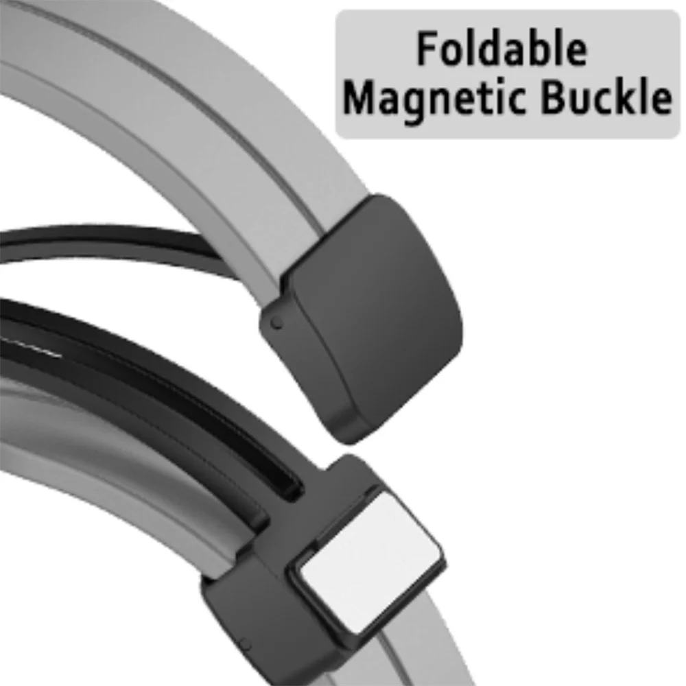 Correa de silicona para Huami Amazfit t-rex 3, Correa con hebilla magnética plegable para Amazfit t-rex 3, accesorios para reloj inteligente, Correa - imagen 4