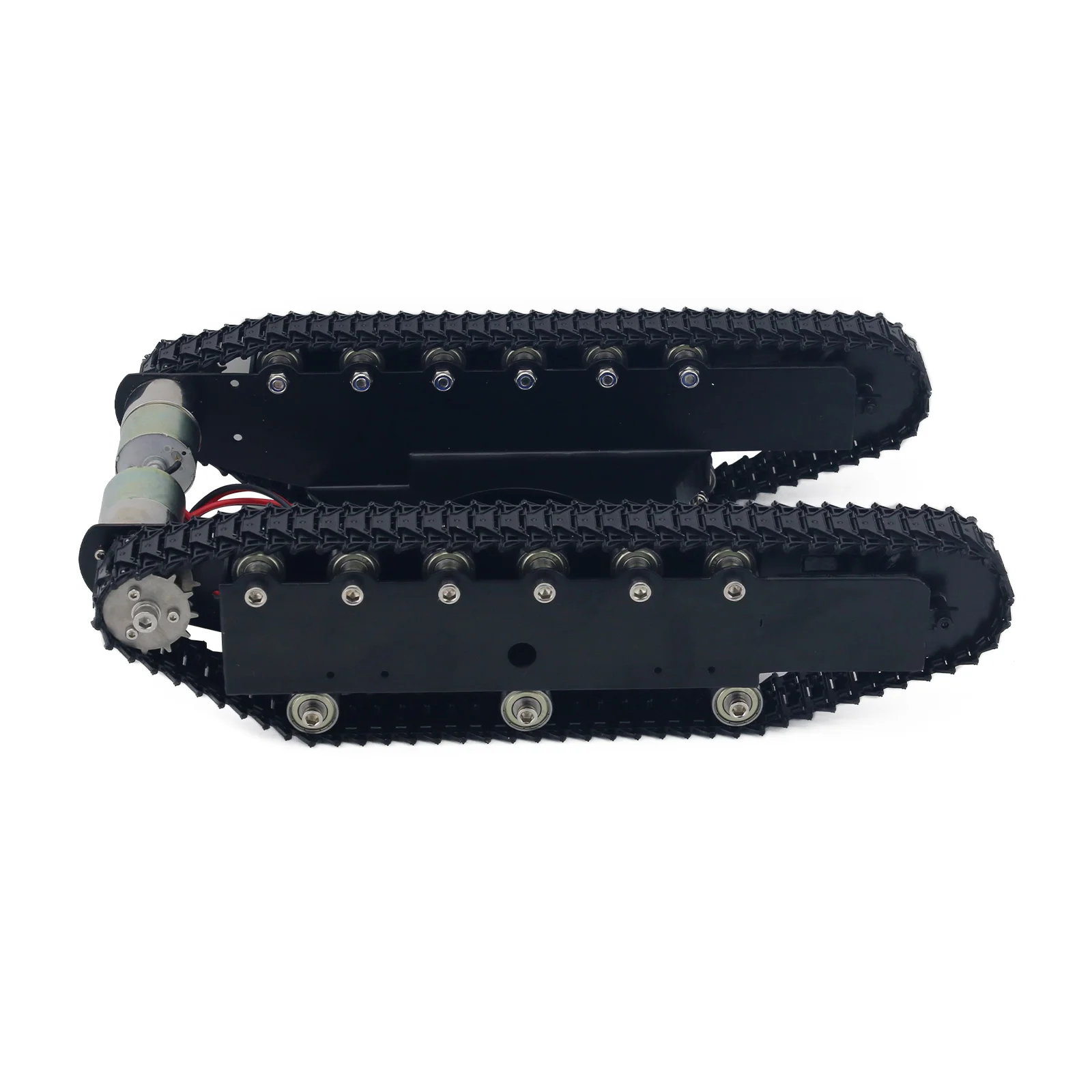 Chasis de tanque de control remoto de metal Chasis de robot inteligente KT100 con 37 # Motores sin codificador Hall acabado para bricolaje - imagen 3