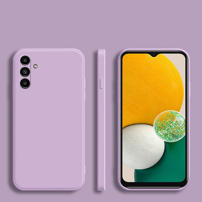 Funda de silicona suave con marco cuadrado para Samsung Galaxy, cubierta trasera protectora para cámara, F14, M14, M54, 5G - imagen 4