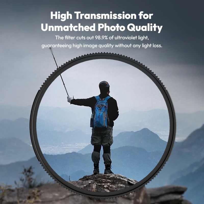 Ulanzi-filtro UV de protección UV01, filtros de lente de cámara inastillables, borde de aluminio ultrafino de 5,5mm - imagen 4