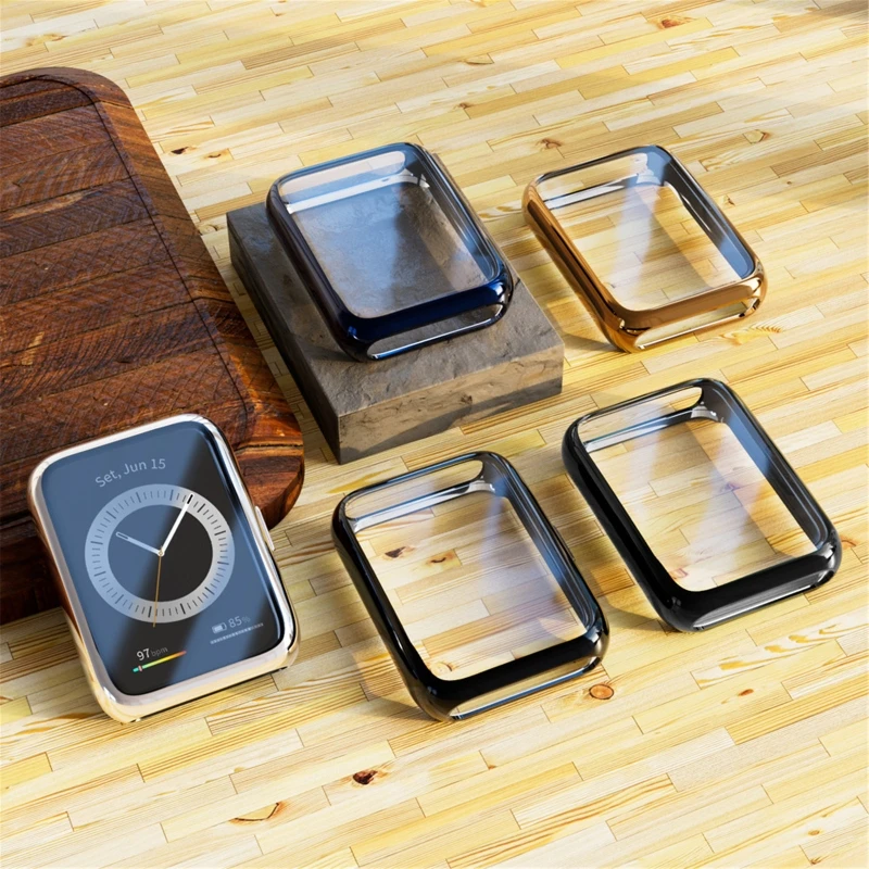 Carcasa protectora de pantalla de TPU para Huawei Watch FIT 2, carcasa resistente a los arañazos, marco Protector de pantalla de repuesto para reloj FIT2 - imagen 3