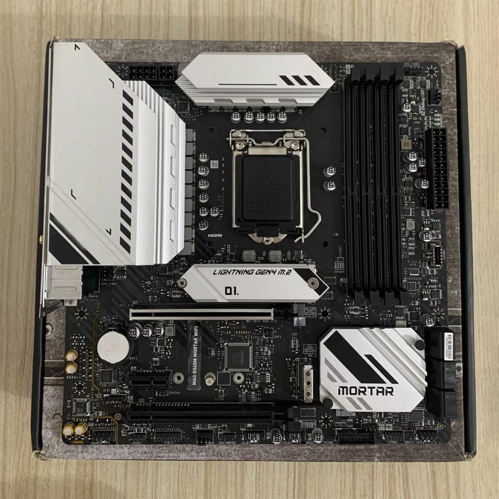 Placa base Micro ATX de 128GB 2 * M.2 PCI-E 4,0 LGA 1200 DDR4 para placa base MAG B560M MORTAR WIFI - imagen 3