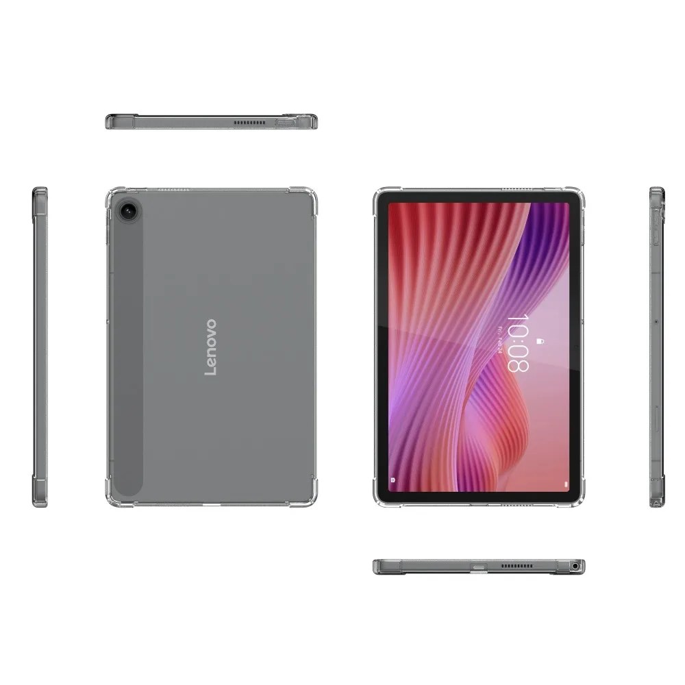 Para Lenovo Tab 2025 TB-311FU 10,1 pulgadas Airbags suave TPU cubierta transparente Tab K10 2. ° TB311XU 10,1 "funda de silicona transparente para tableta - imagen 3