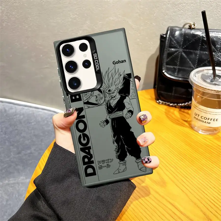 Funda trasera de teléfono para Samsung Galaxy Note 20 Ultra S21 S20 Plus S23 S23 S24 FE S22 S25 guapo Dragon Ball Goku - imagen 2