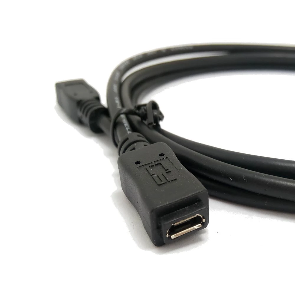 Android 0,5 M Micro USB 2.0 90 Cable hembra macho curvo izquierdo degradado, adecuado para tabletas, extensión MHL OTG - imagen 4