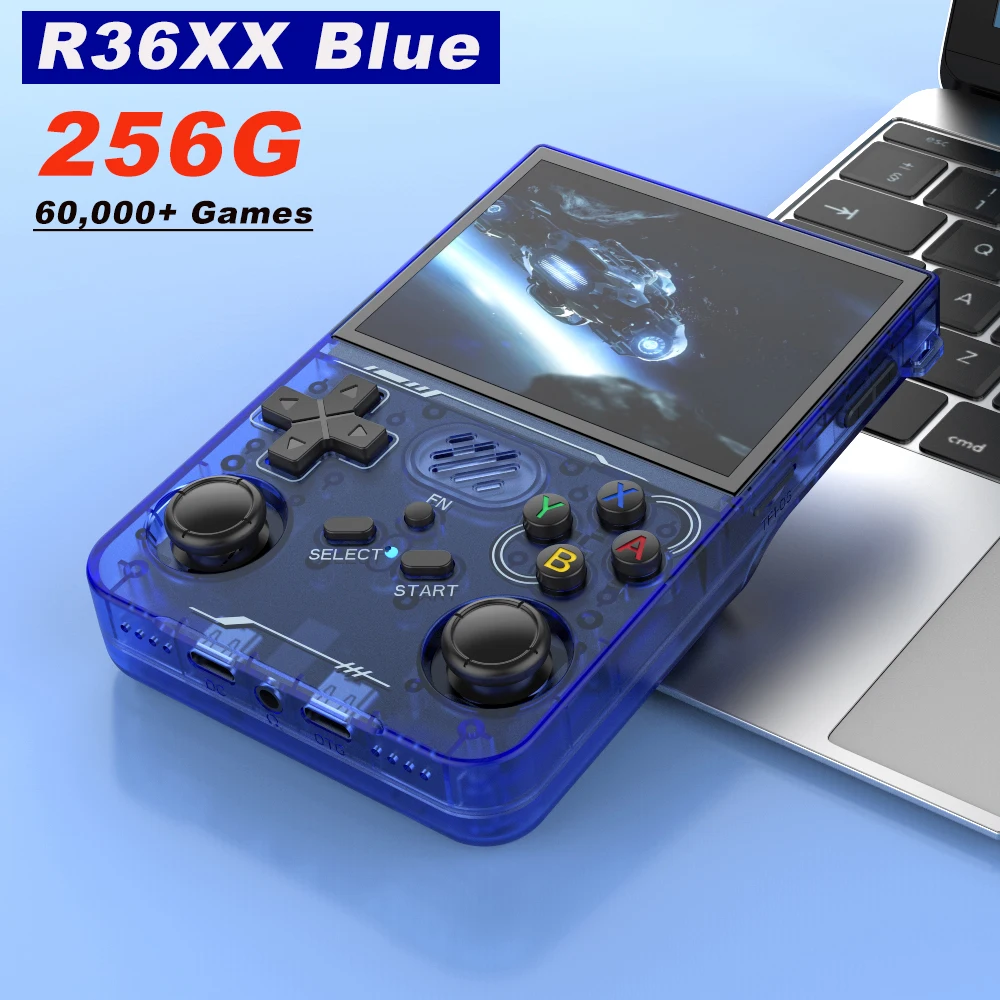 BOYHOM 256G R36XX consolas de juegos portátiles reproductor de vídeo 3,5 pulgadas IPS 640*480 pantalla reproductor de juegos Retro 3000 mAh128G/64G juegos