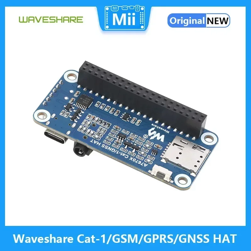 Waveshare Cat-1 GSM GPRS GNSS HAT para Raspberry Pi LTE Cat-1 2G compatible con módulo A7670E posicionamiento GNSS - imagen 2
