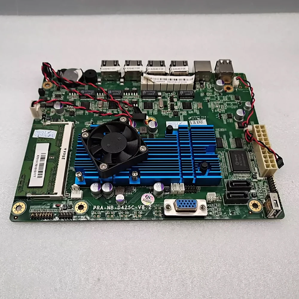 Placa base de enrutador suave gigabit de cuatro puertos PRA-NB-D425C-V8.2 - imagen 5