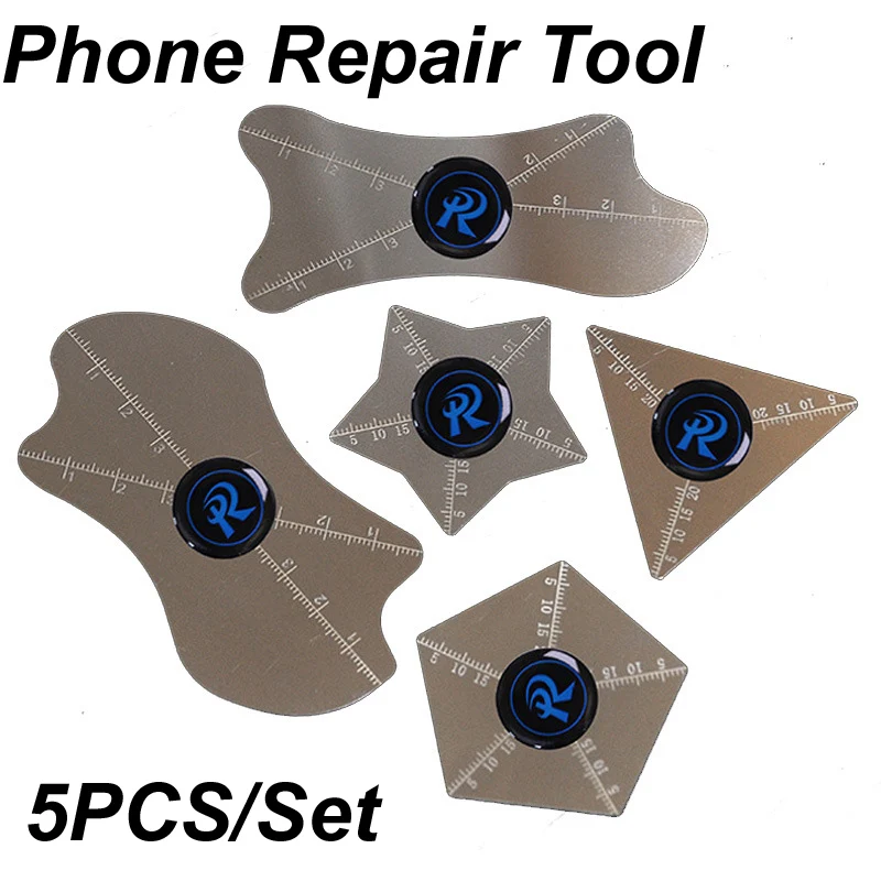 5 unids/set Ultra fino 0,1mm barra de palanca de acero Flexible tarjeta de eliminación de palanca para herramientas de reparación de teléfonos móviles pantalla palanca Spudger apertura