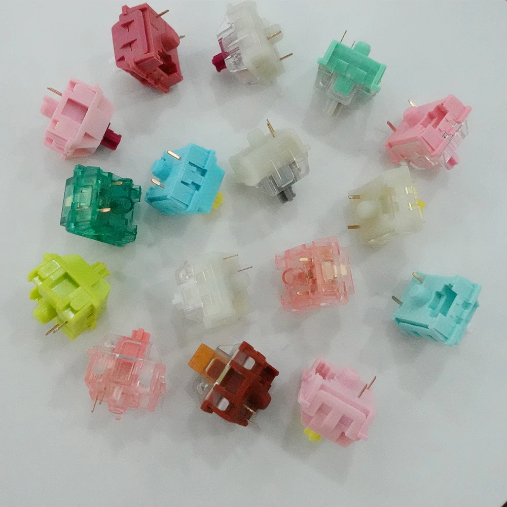 Interruptor táctil lineal KTT Kang White V3 Holy Panda Sea Salt Lemon Mints Rose Darling para interruptores de teclado mecánico - imagen 2
