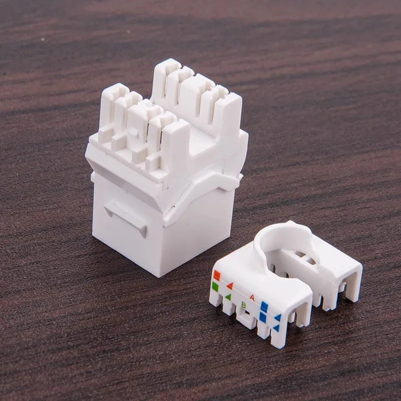 Linkwylan-herramienta de corte de prensado rápido, juego de 24 piezas, RJ45 CAT6A UTP Keystone Jack Punch Down - imagen 4