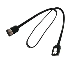 Cable SATA eSATA 6 Gbps blindado datos negro 0,5m-1m