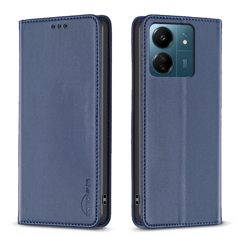 Pour Xiaomi Poco C65 étui à rabat magnétique Coque de téléphone pour Fundas Xiaomi Poco C65 couverture de carte en cuir Mi PocoC65 C 65 Coque Etui - imagen 3