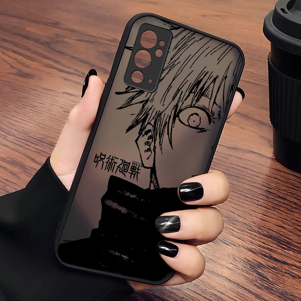 Funda de Anime Jujutsu Kaisen para Samsung A73 A72 A71 A53 A52 A51 A42 A33 A32 A31 A30 A23 A22 A14 A13 4G 5G Capa transparente mate - imagen 3